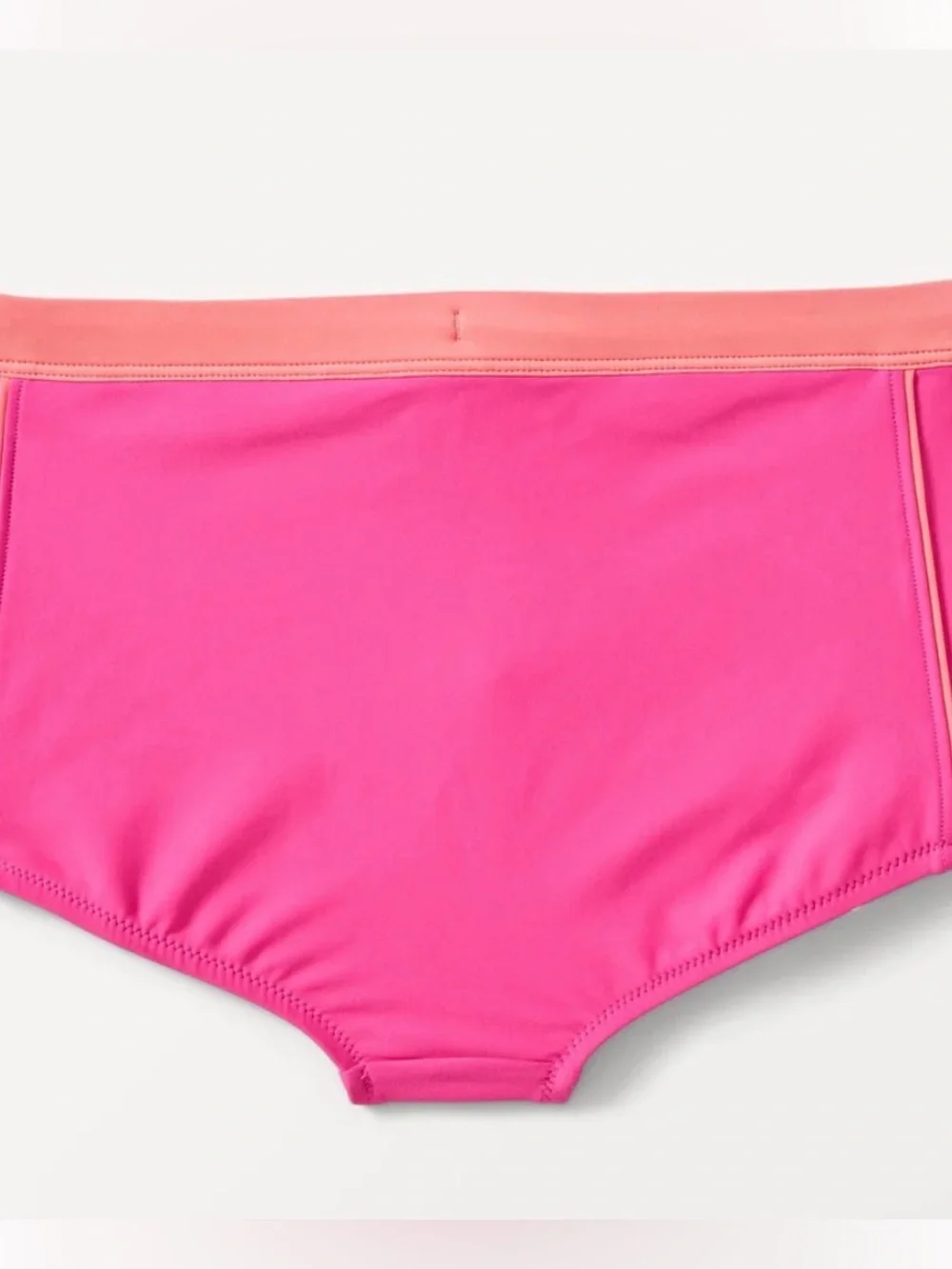 NWT Athleta Girl 2 Piece Adjustable Bikini Top & High Rise Swim Shortie XXL/16